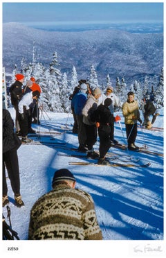 Toni Frissell "Classic Retro Ski Scene" – Edizione limitata con firma stampata