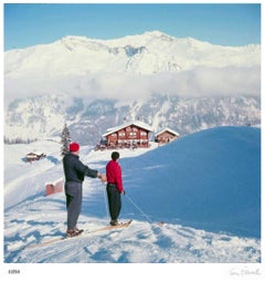 Toni Frissell 'Skiers In The Alps' Unframed Limited Signature Stamped Edition