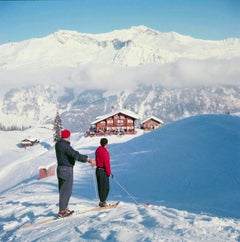 Toni Frissell 'Skiers In The Alps' Unframed Limited Signature Stamped Edition