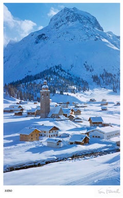Toni Frissell 'St. Anton In Winter' Limited Signature Stamped Edition