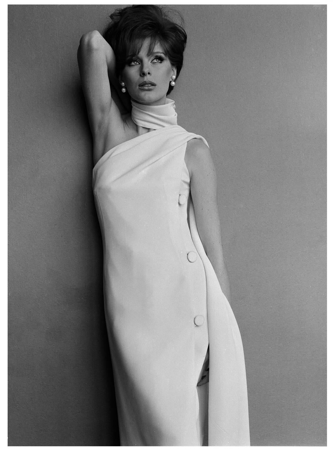 John French Figurative Photograph - 'Button Dress'  V&A Portfolio Fashion Photography Limited Edition