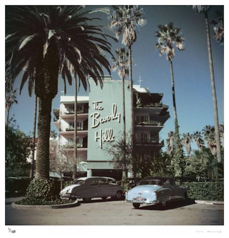 'Beverly Hills Hotel' 1957 (Estate Stamped Edition) - Photograph by Slim Aarons
