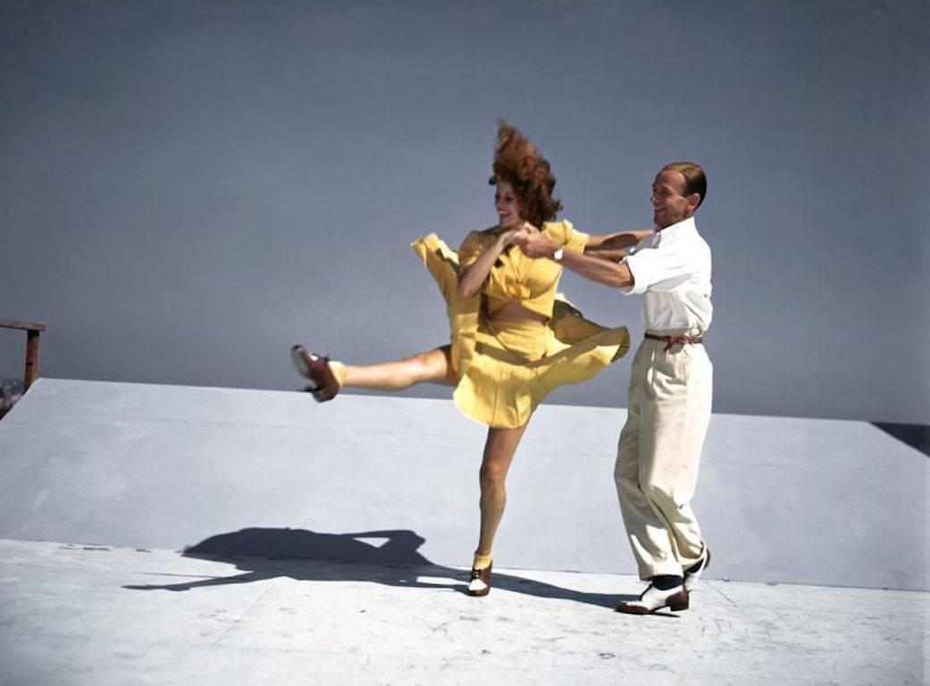 Earl Theisen Figurative Photograph - 'Rita Hayworth And Fred Astaire'  (Open Edition C Type)