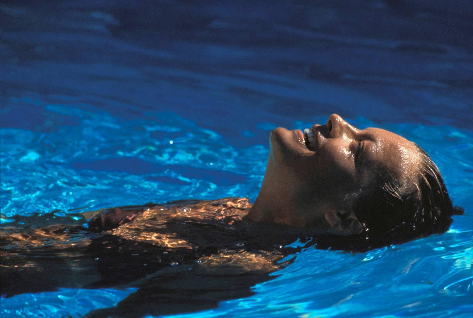 Jean-Pierre Bonnotte Color Photograph - 'Retro Romy Schneider' La Piscine