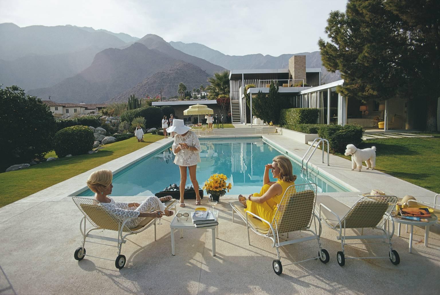 'Desert Kaufmann House' by Slim Aarons 

Set to become another true Slim Aarons Classic - it's better known cousins 'Poolside Gossip'  and 'Desert House Party' (also listed) are considered to be true modern masterpieces of photography - and this new