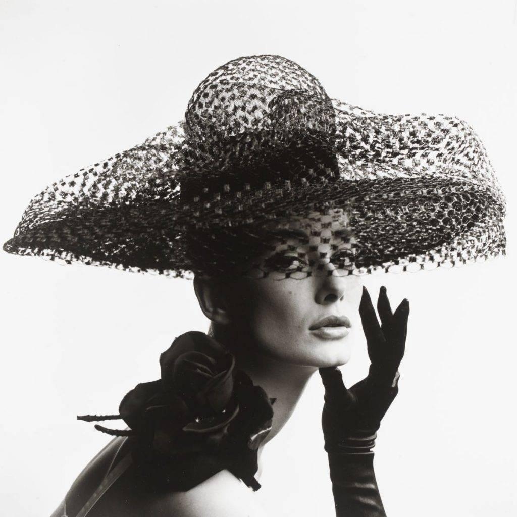 John French Black and White Photograph - 'Tania Mallet In Mme Paulette Hat'  V&A Portfolio Limited Edition print