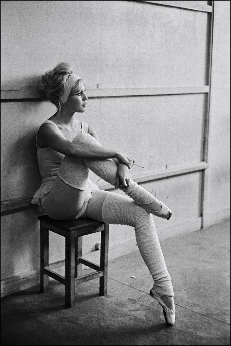 'Ballerina privata' Brigitte Bardot Fotografia in bianco e nero del XX secolo