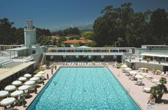 'Monte Carlo Pool' Slim Aarons Estate 20th century colour photography 