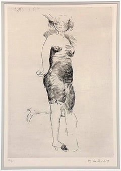 Marino Marini Etching "Miracle" Hand Signed and Numbered