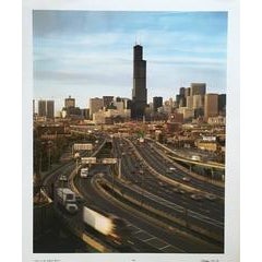 View of N. FR. Rubin Bros, Large Scale Chicago Color Photograph 2