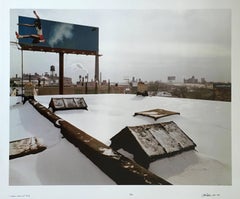 Carl Lewis, Large Scale Chicago Color Photograph