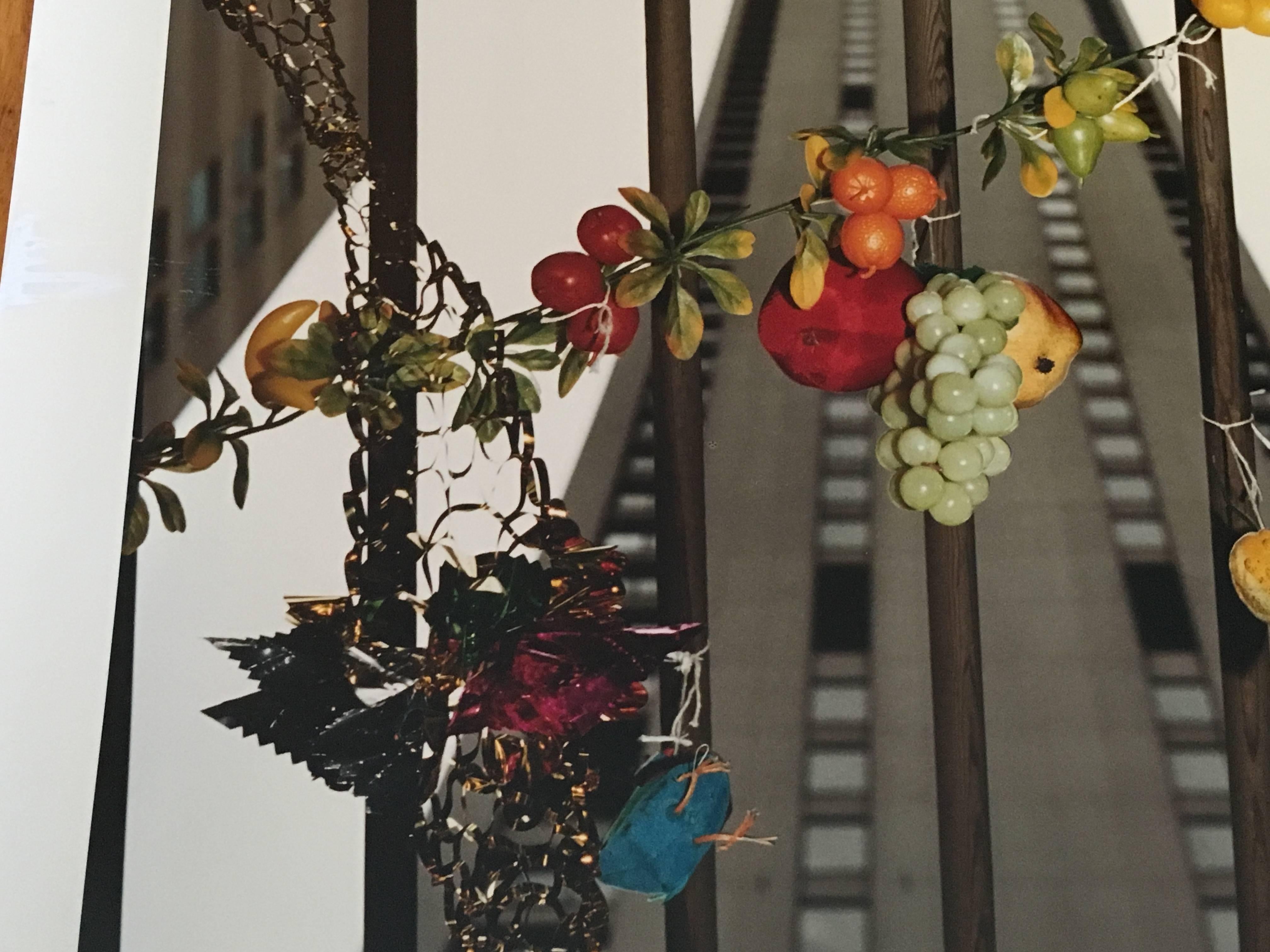 Sukkah Chicago Loop Synagogue, Large Scale Color Photograph 2