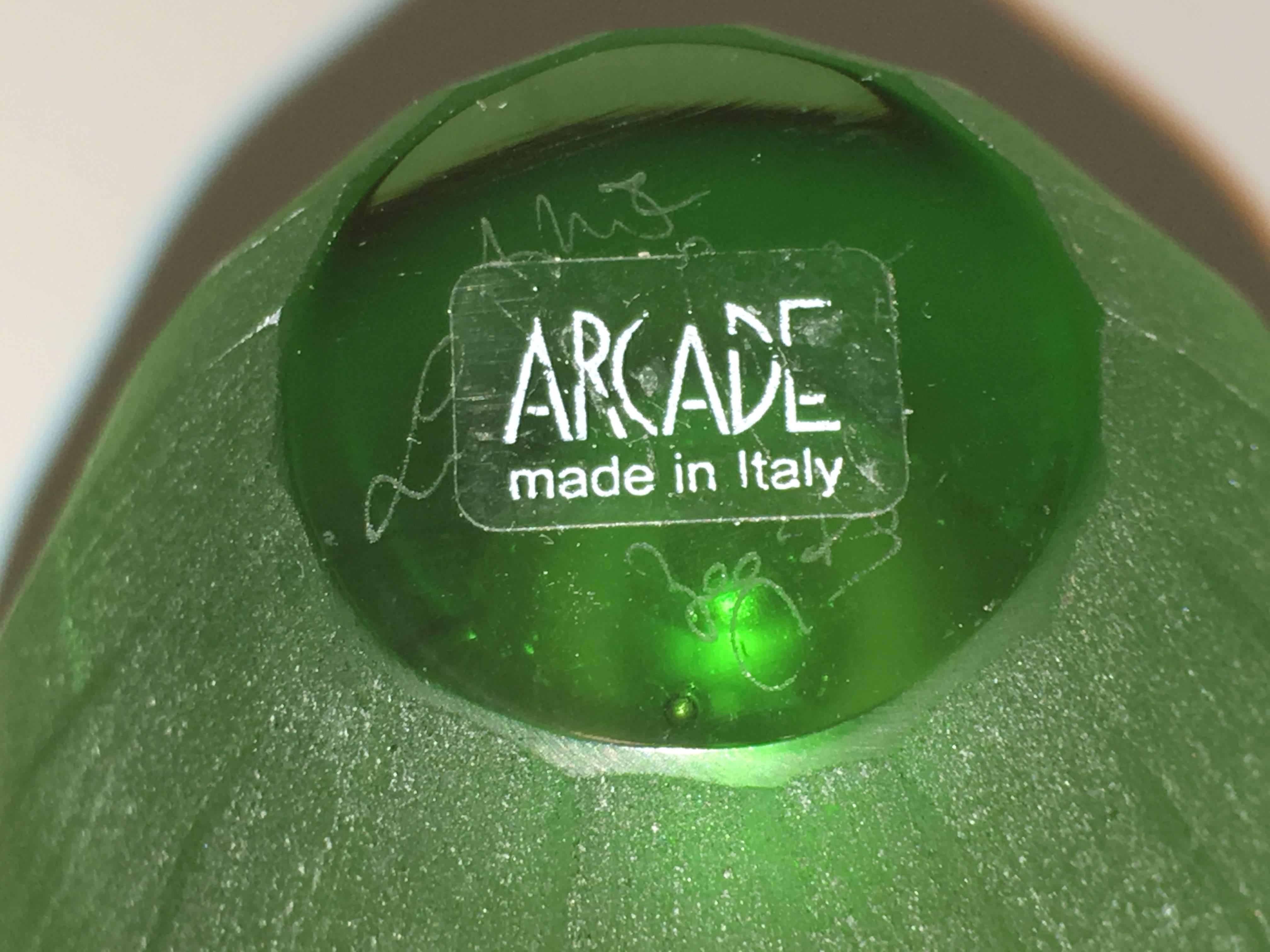 Vintage Hand Blown Faceted Fruit Form Murano Glass Sculpture Vase for Arcade 1