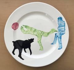 John Baldessari 1994 Plaque d'art peinte