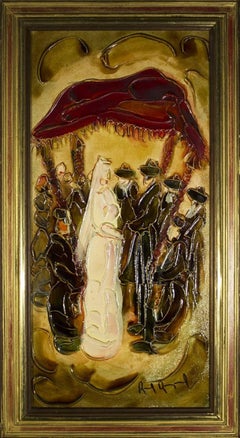 Jewish Wedding Chuppah Scence, Judaica