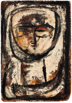Untitled, Expressionist Brutalist Portrait