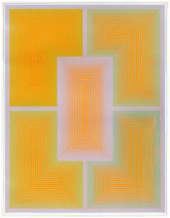 "Inward Eye", Edition of 100, Geometric Abstract Silkscreen