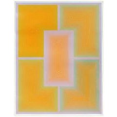 "Inward Eye", Edition of 100, Geometric Abstract Silkscreen 8