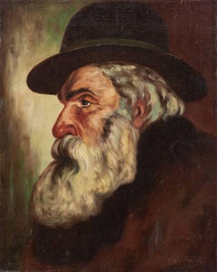 Portrait Of Polish Jewish Rabbi Gentleman