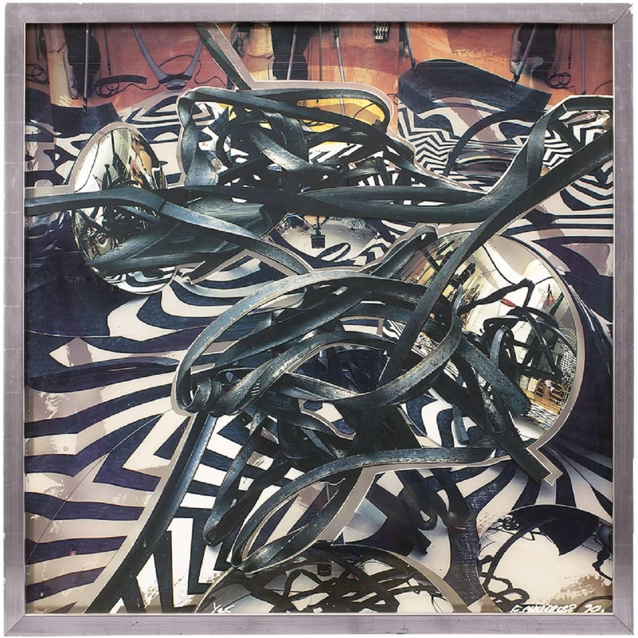 Earl Childress Abstract Photograph - Frank Stella's Assistant Large Scale Print on Plexiglass