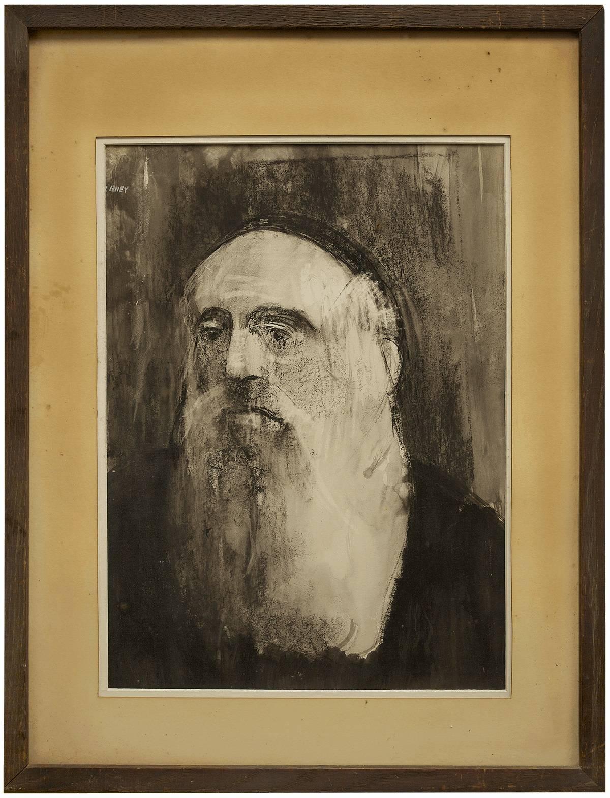 Head of a Rabbi, Judaica  - Art by Marvin Cherney