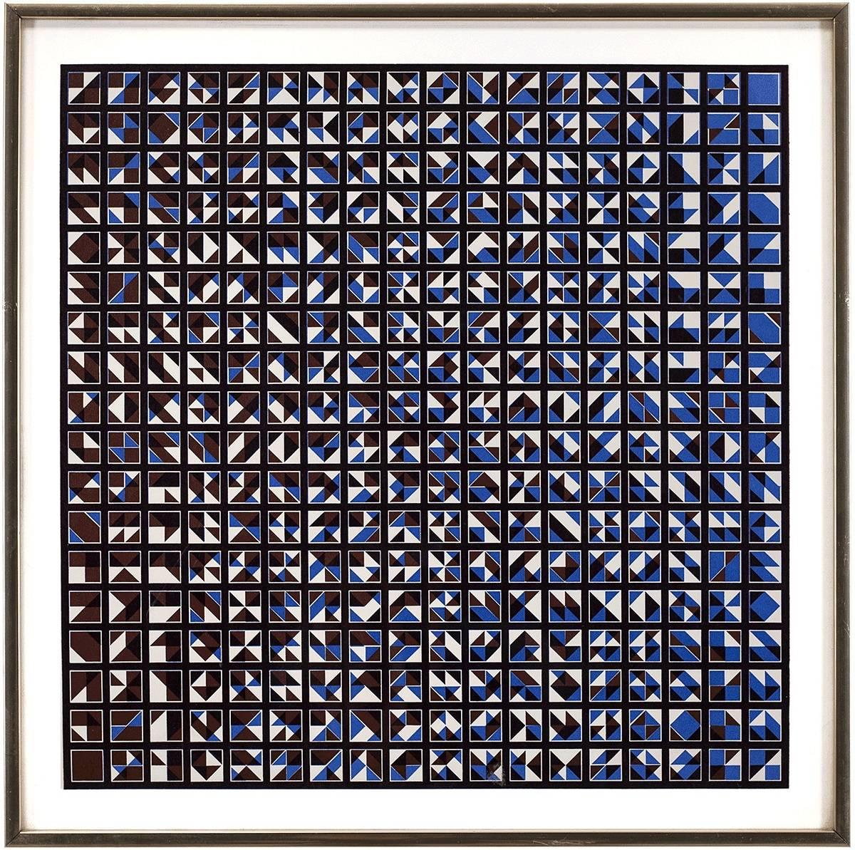Anni Albers Abstract Print - Untitled, Abstract Op Art Print