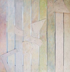 BOLDEN, 1973 Very Large Constructed Mixed Media Painting, Wall Sculpture