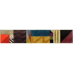 Large Modernist Geometric Abstract Painting