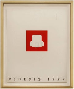 Venedig 1997 Minimalist Conceptual Architectural Silkscreen