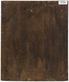 Old World Rabbi Portrait Judaica Oil Painting
