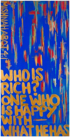 Proverbs: Who Is Rich? Conceptual Painting