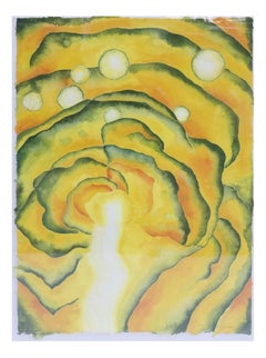 Modernist Kuwaiti/Monoco Arab Abstract Painting