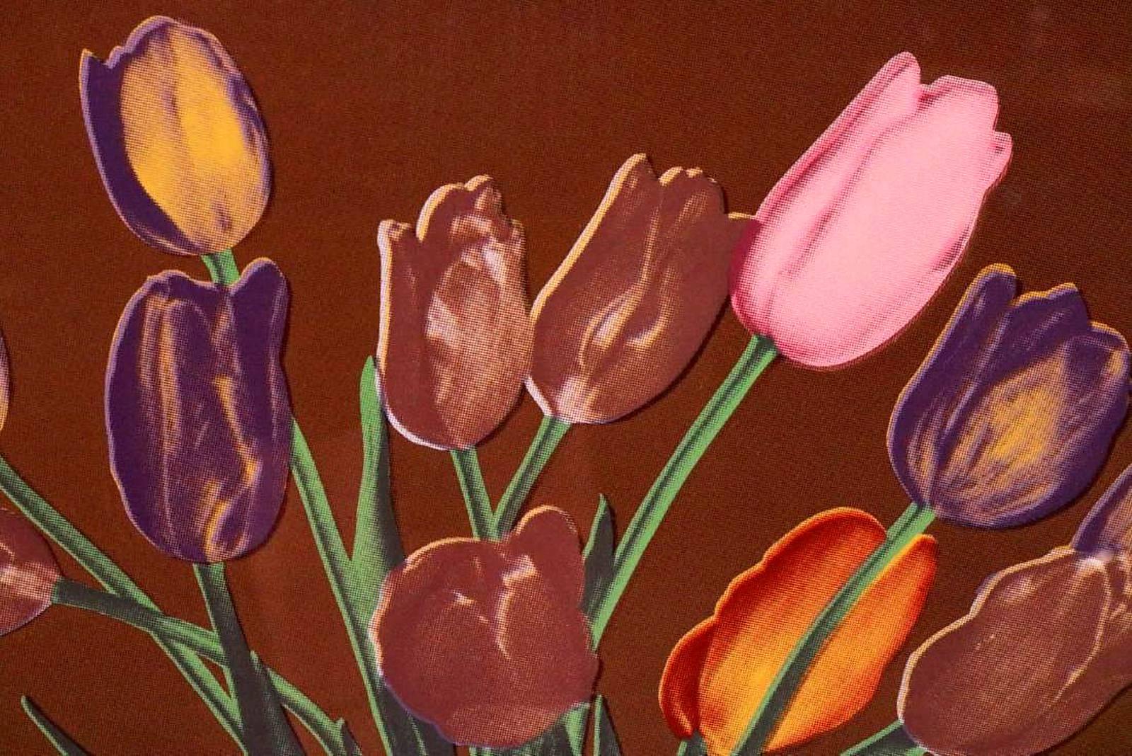 pop art tulips
