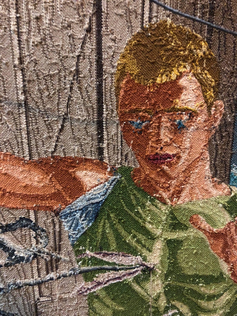 (after) Paul Cadmus - Louis Gartner Petit Point Needlework Tapestry after Paul Cadmus THE 