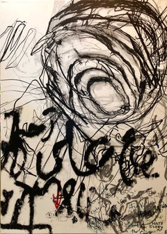 Qana, Palestina Pittura astratta concettuale a tecnica mista di grandi dimensioni