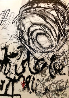 Qana, Palestine Large Mixed Media Conceptual Abstract Painting