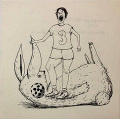 Collaborative Contemporary Surrealist Cartoon Drawing Humphrey + Coates