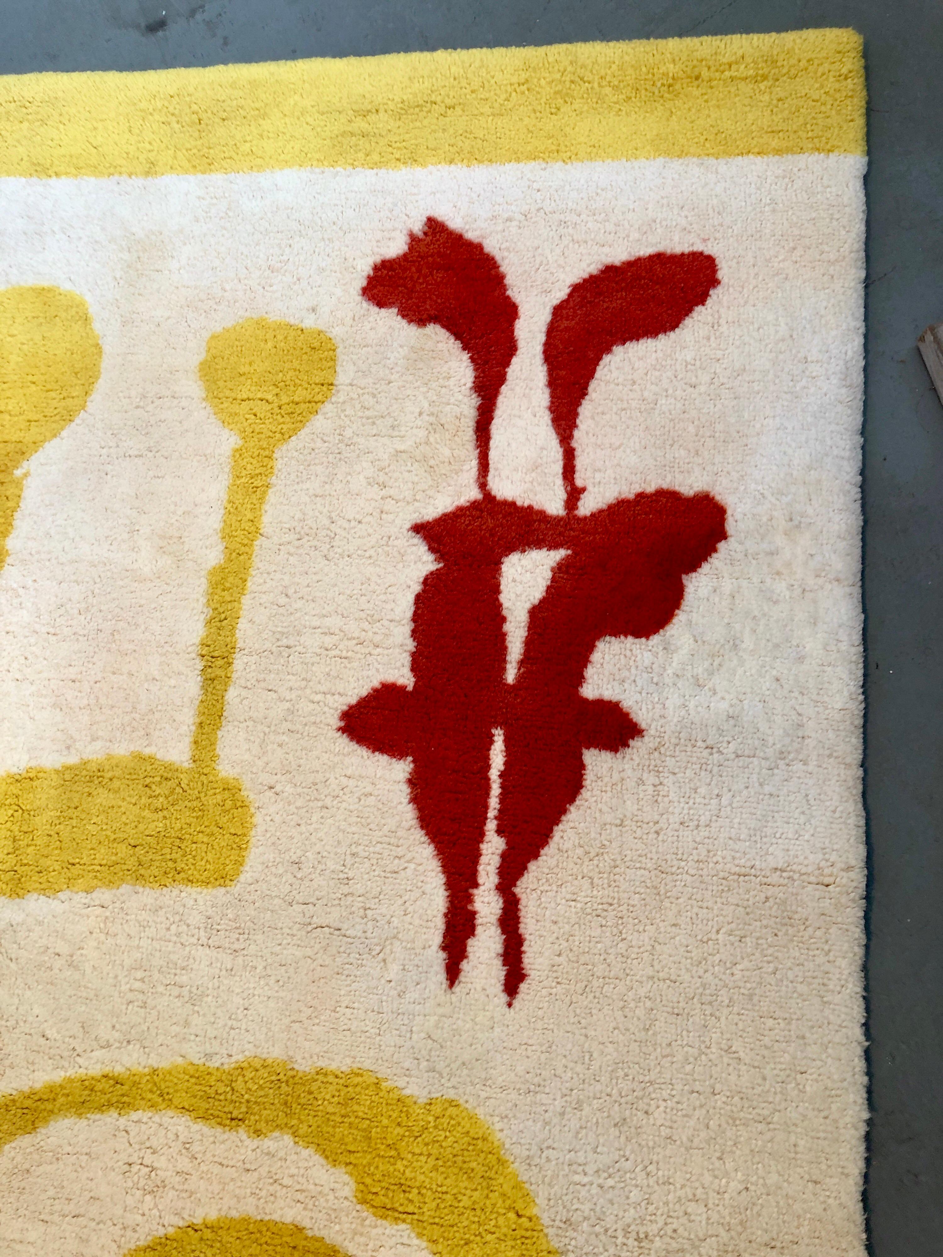 Miro Design Rug Joan Miró - Rare, Surrealist
