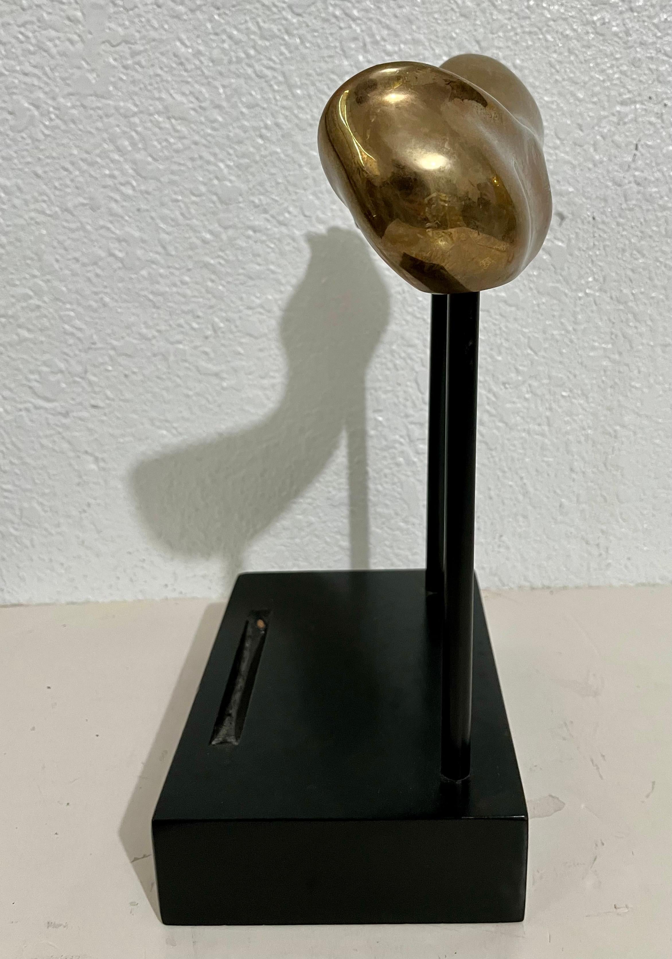 Scultura biomorfa modernista in bronzo con cavallo, supporto Colin Webster Watson Art Deco in vendita 1