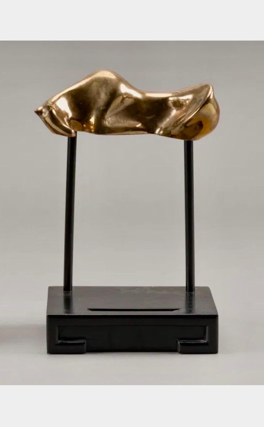 Scultura biomorfa modernista in bronzo con cavallo, supporto Colin Webster Watson Art Deco in vendita 13