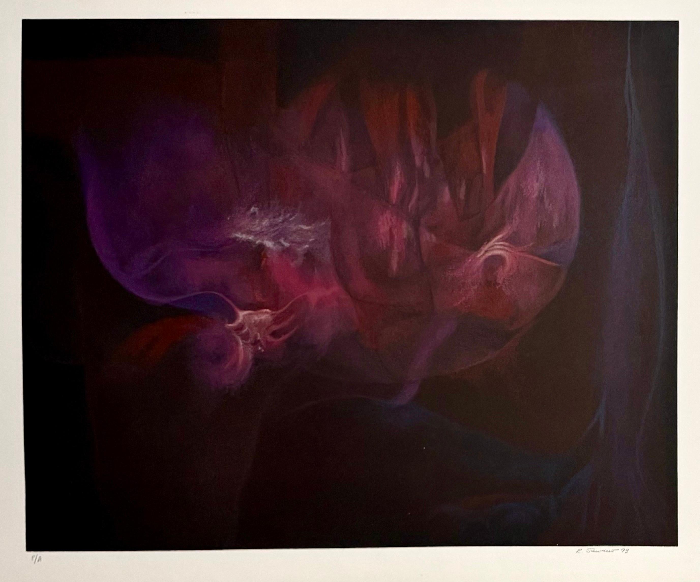 Rafael Soriano (1920 - 2015)
Hand signed lower right
Notated lower left P/A (Artist's Proof) bears a blind stamp

Born in 1920 in the town of Cidra in the province of Matanzas, Rafael Soriano manifested an early inclination for painting. After