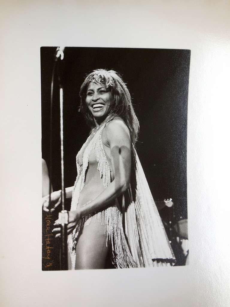 Vintage Signed Silver Gelatin Photo Tina Turner - Photograph by Nona Hatay