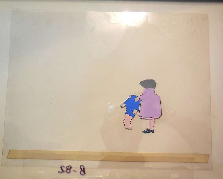 original animation cel from PIERRE, "I DONT CARE" (CBS 1970s)
