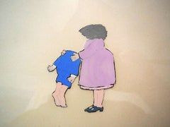 original animation cel from PIERRE, "I DONT CARE" (CBS 1970s)