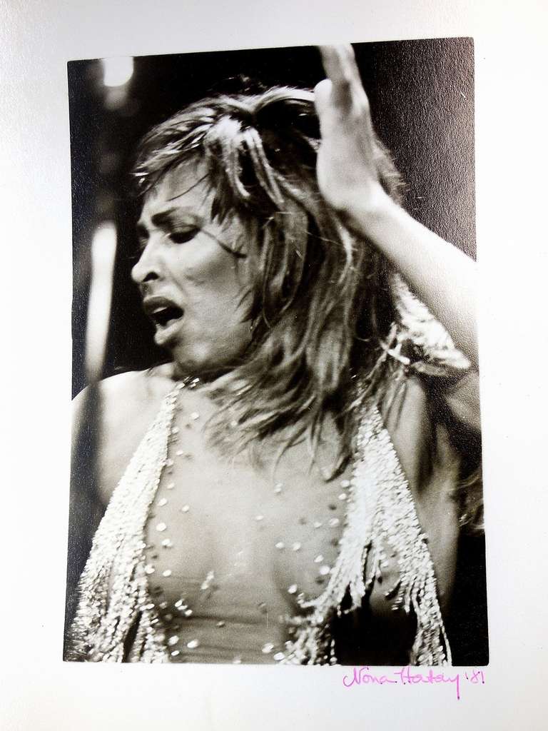 Vintage Signed Silver Gelatin Photo Tina Turner - Modern Photograph by Nona Hatay