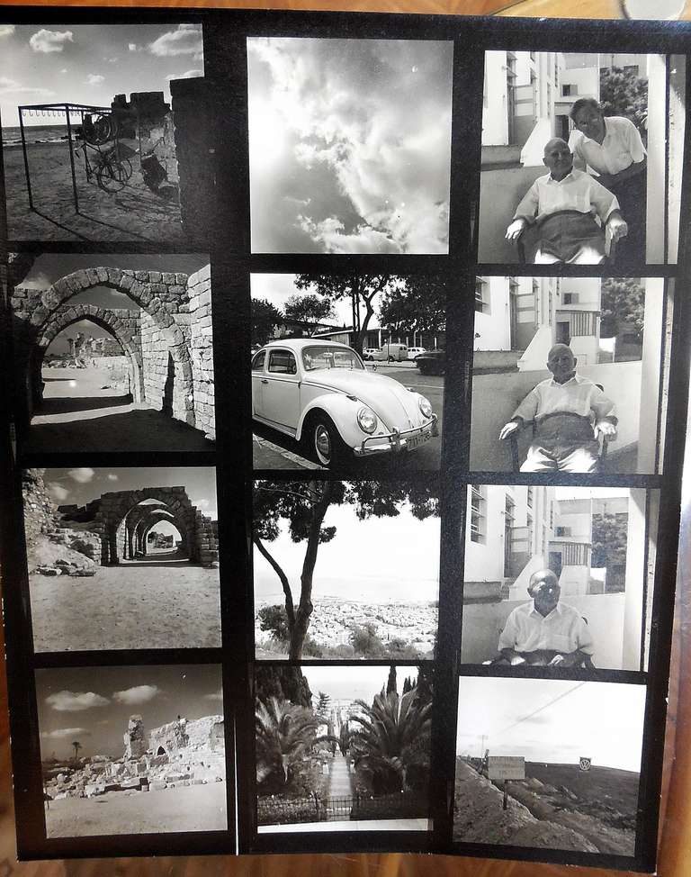 Vintage Contact Sheet Palestine, Israel circa 1940s - Photograph by Unknown