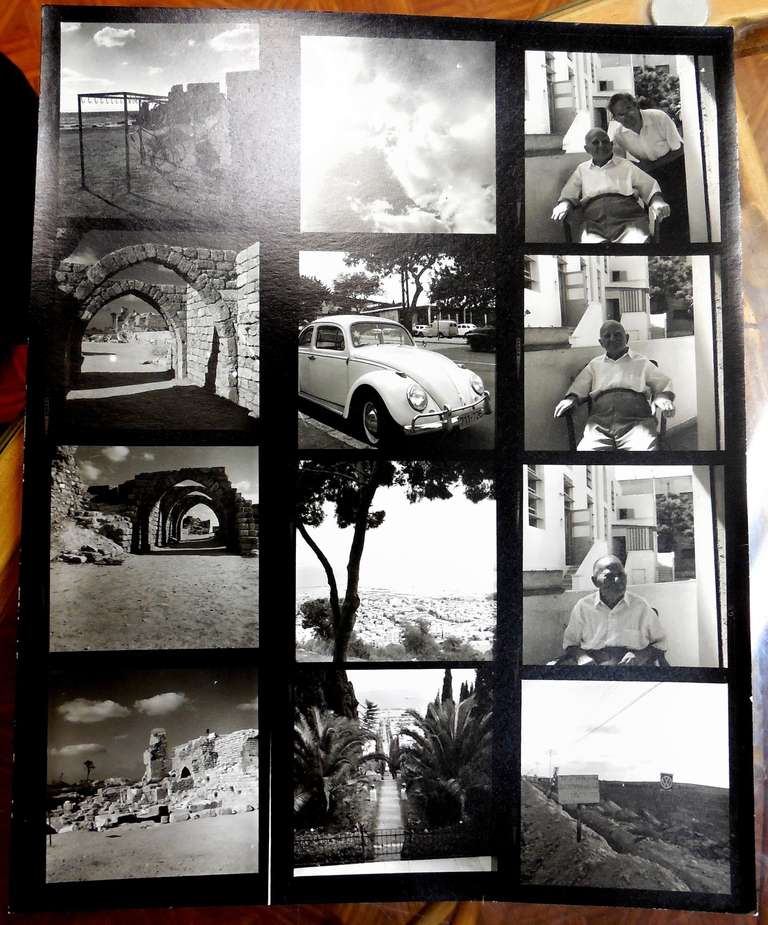 Vintage Contact Sheet Palestine, Israel circa 1940s - Black Black and White Photograph by Unknown