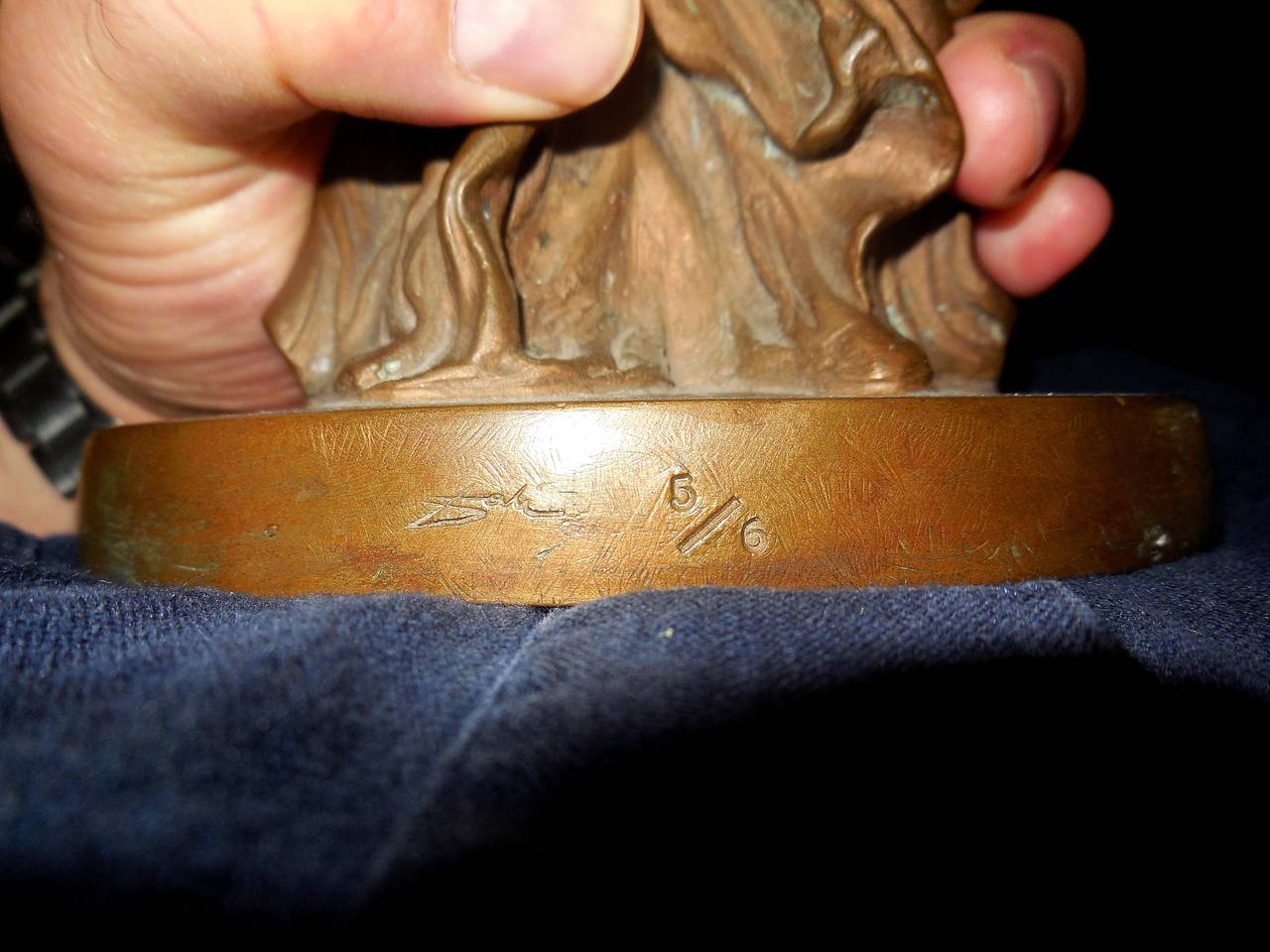 Rare 1966 Original Bronze Sculpture 