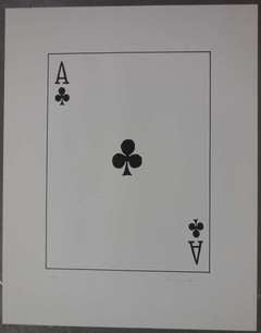 Limited Edition Lithograph "Ace"  Royal Flush