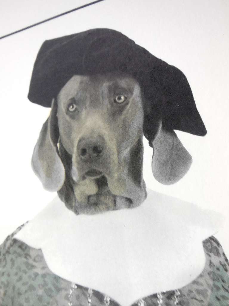 limited edition Photo Lithograph Royal Flush Jack - Pop Art Print by William Wegman